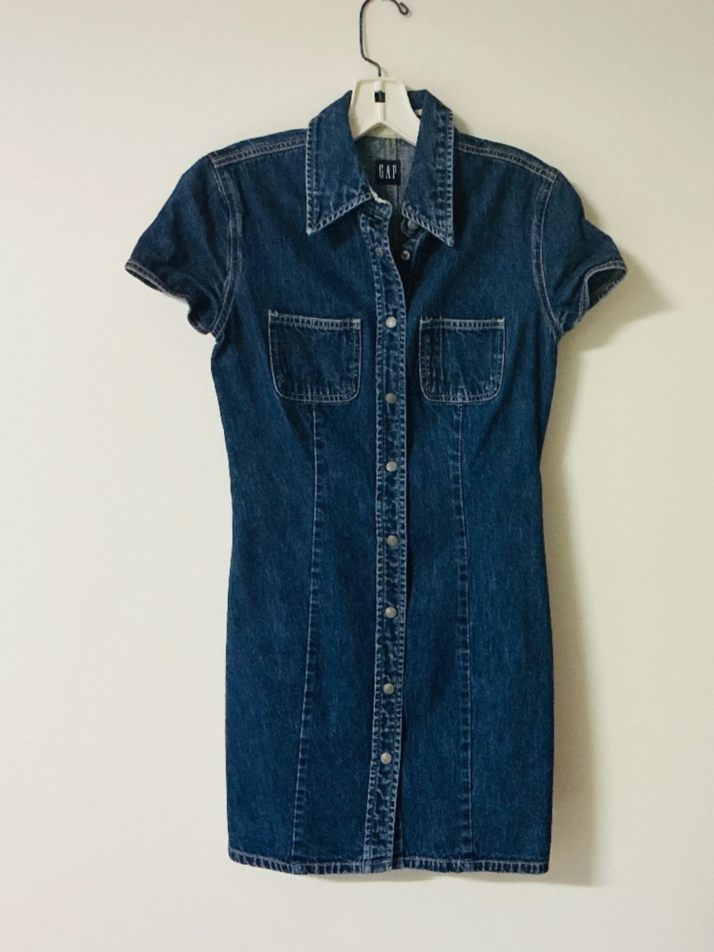GAP Classic Denim Shirt Dress Size 2